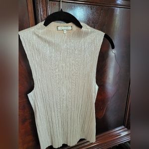 Eri + Ali gold sleveless top